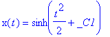 x(t) = sinh(1/2*t^2+_C1)